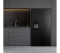Hisense RS818N4TFC - Black/Stainless Steel American Fridge Freezer - 632L - C Energy