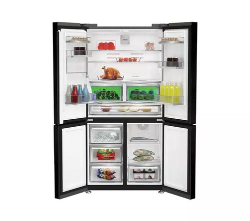 Hotpoint HPGF 6564 XK4UK - Black American Fridge Freezer - 565L Capacity - E Energy Rating