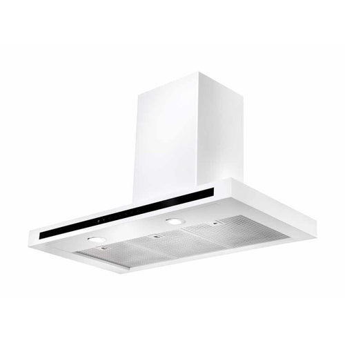 Rangemaster HLTHDS110WH - White 110cm Chimney Cooker Hood - B Energy Rated