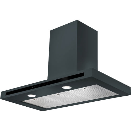 Rangemaster Hi Lite HLTHDS110SL - Slate Grey 110cm Chimney Cooker Hood - B Energy Rated