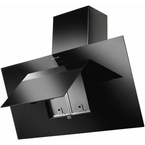 Rangemaster OPLHD90BL - Black Chimney Cooker Hood - 90cm - B Energy Rated