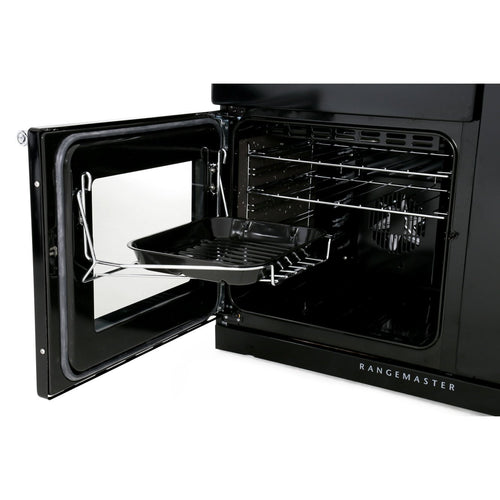 Rangemaster Nexus NEX90EIBL/C - Black 90cm Range Cooker - Induction - A Rated