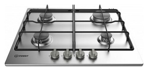 Indesit THP642IXI1 - Inox 4 Burner Gas Hob - Built-In