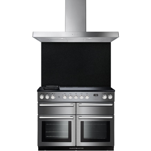 Rangemaster UNBHDS110SS - Stainless Steel 110cm Chimney Extractor - B Energy Rated