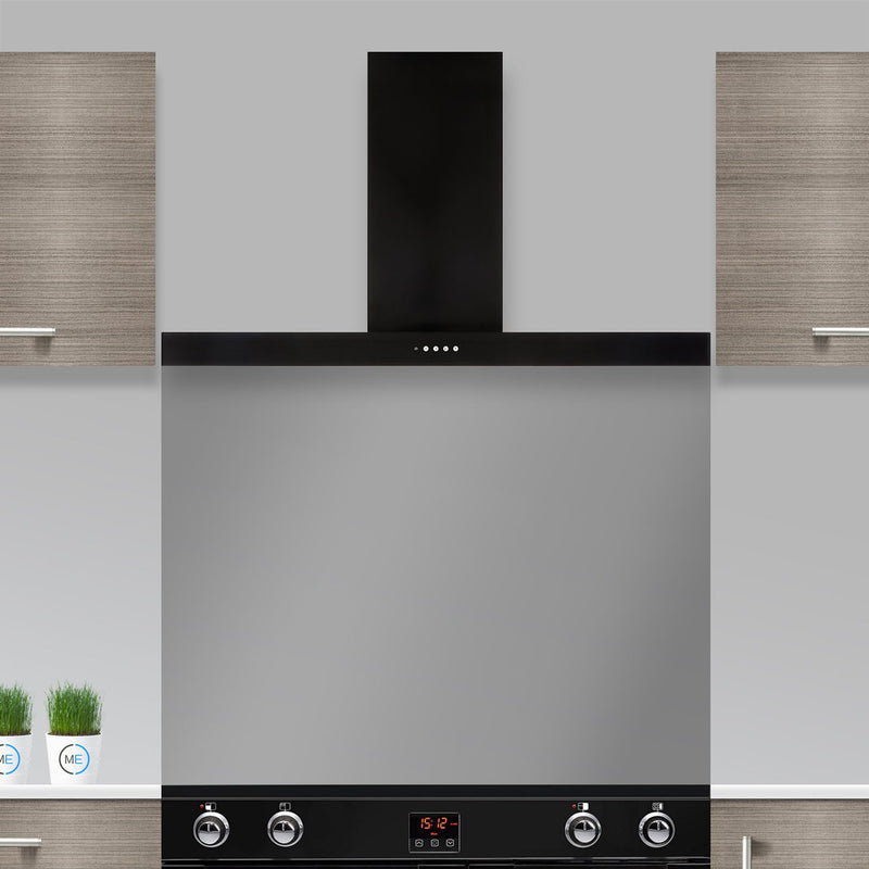 Rangemaster UNBHDS110BL - Black 110cm Chimney Hood - B Energy Rated