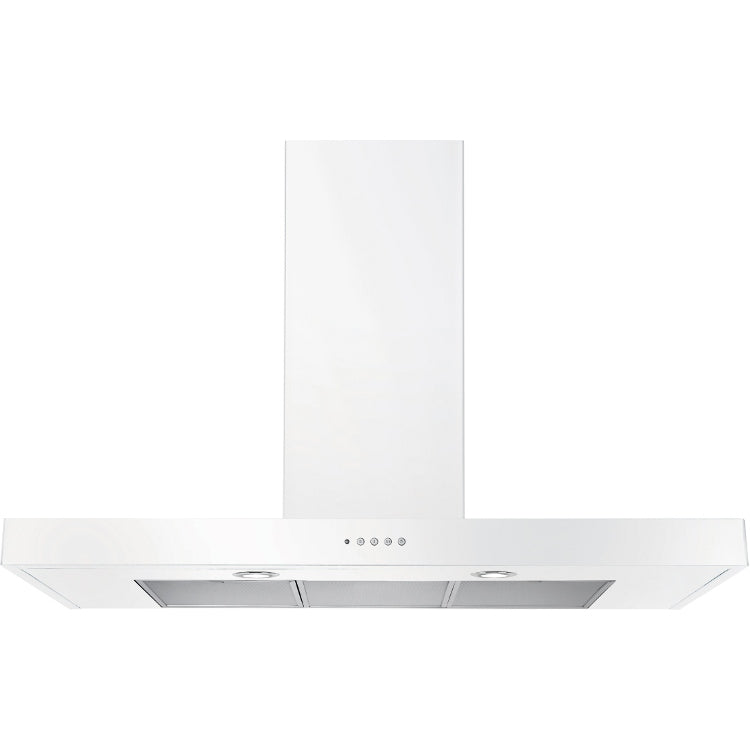 Rangemaster UNBHDS110WH - White 110cm Chimney Cooker Hood - B Energy Rating