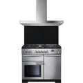Rangemaster UNBHDS100SS - Stainless Steel 100cm Chimney Cooker Hood - B Energy Rated
