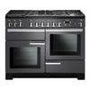 Rangemaster PDL110DFFSL/C - Slate/Chrome 110cm Dual Fuel Range Cooker - 146L - A Rated