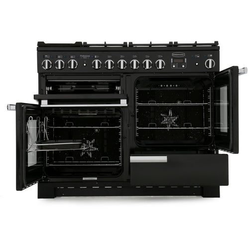 Rangemaster PDL110EISL/C - Slate/Chrome 110cm Range Cooker - Induction - A Rated