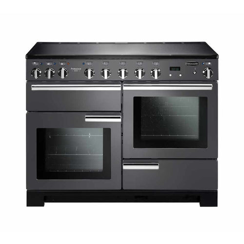 Rangemaster PDL110EISL/C - Slate/Chrome 110cm Range Cooker - Induction - A Rated