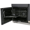 Rangemaster Elise ELS90EIRD - Cherry Red/Brushed Chrome Range Cooker - 90cm Induction - A Rated