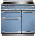 Rangemaster ELS90EICA - Blue 90cm Range Cooker - Induction - A Rated