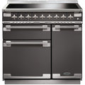 Rangemaster ELS90EISL - Slate/Grey 90cm Induction Range Cooker - Dual Oven - A Rated