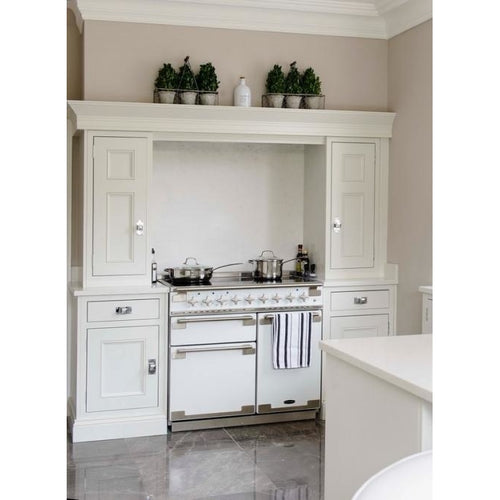 Rangemaster ELS90EIWH - White/Chrome 90cm Range Cooker - Induction - A Rated