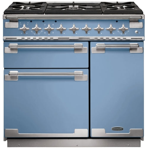 Rangemaster ELS90DFFCA - Blue Dual Fuel Range Cooker - 90cm - A Rated
