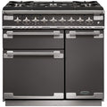 Rangemaster ELS90DFFSL - Slate 90cm Dual Fuel Range Cooker - A Energy Rated