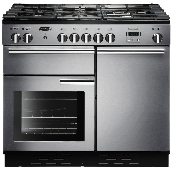 Rangemaster PROP100NGFSS/C - Stainless Steel 100cm Gas Range Cooker - Dual Oven - A+ Energy