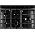 Rangemaster KCH100NGFBL/C - Black/Chrome Gas Range Cooker - 100cm - A+ Energy