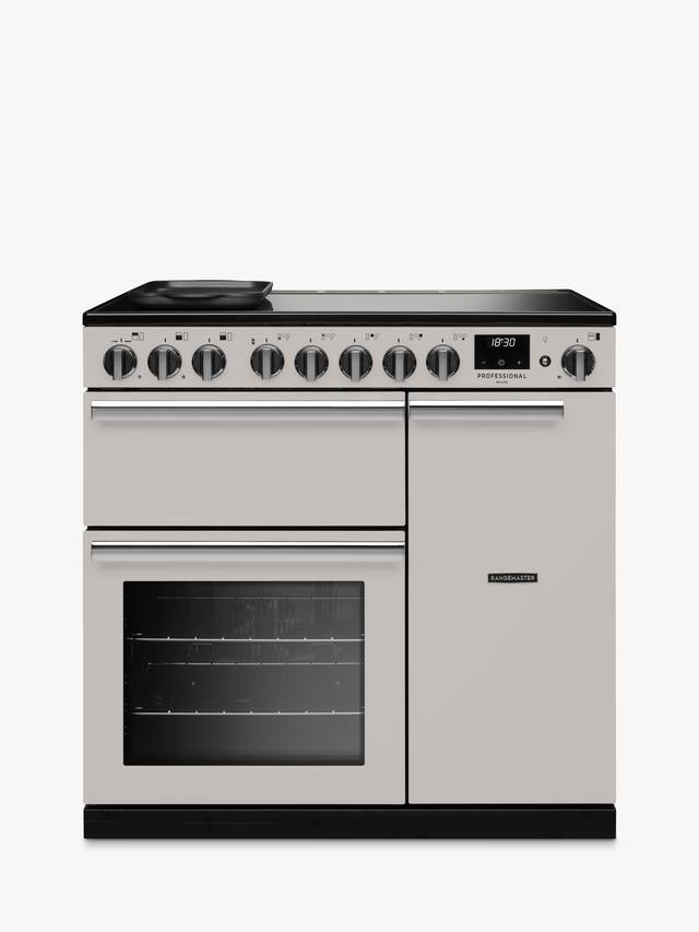 Rangemaster PRDL100DFPIVY/CM1 - Cream 100cm Dual Fuel Range Cooker - 5 Burners - A Energy