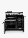 Rangemaster PRDL100DFPIVY/CM1 - Cream 100cm Dual Fuel Range Cooker - 5 Burners - A Energy