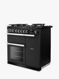 Rangemaster PRDL90DFPCBL/CM1 - Black 90cm Dual Fuel Range Cooker - A energy
