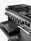 Rangemaster PRDL90DFSTST/CM1 - Stainless Steel Dual Fuel Range Cooker - 80L Capacity - A energy