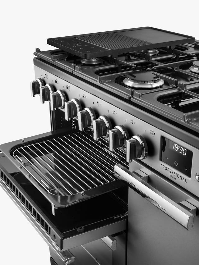 Rangemaster PRDL90DFSTST/CM1 - Stainless Steel Dual Fuel Range Cooker - 80L Capacity - A energy