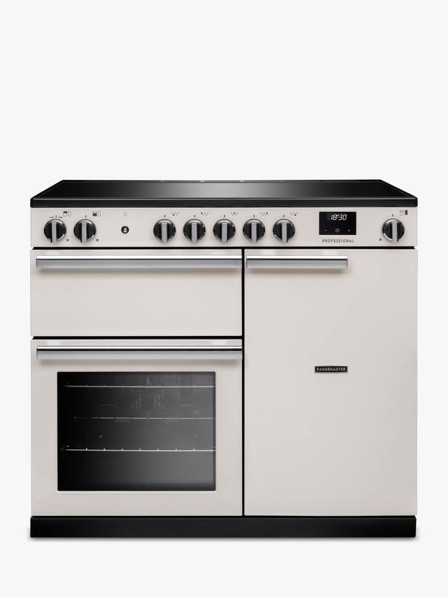 Rangemaster PR100EIPIVY/CM1 - Ivory Range Cooker - 5 Zones - A Energy