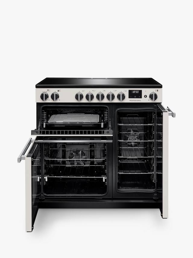 Rangemaster PR90EIPIVY/CM1 - Cream 90cm Electric Range Cooker - Induction Hob - A energy