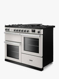 Rangemaster PRO110DFPIVY/CM1 - Ivory 110cm Dual Fuel Range Cooker - Gas Hob - A energy