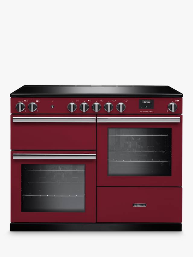 Rangemaster PRO110EIPBOR/CM1 - Bordeaux Range Cooker - 5 Cooking Zones - A energy
