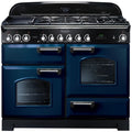 Rangemaster Classic Deluxe CDL110DFFRB/C - Regal Blue Dual Fuel Range Cooker - 110cm - A Rated