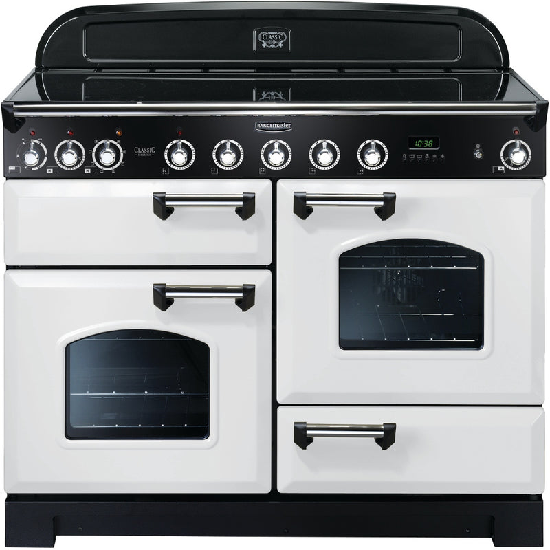 Rangemaster CDL110EIWH/C - White 110cm Range Cooker - Induction - A Rated