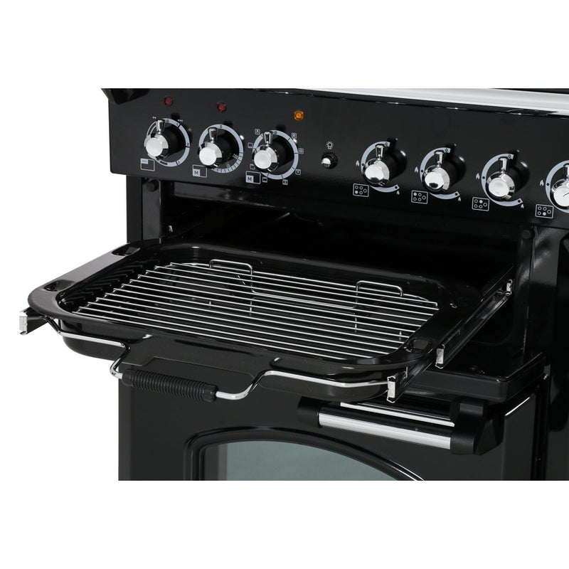 Rangemaster Classic Deluxe CDL100DFFRB/C - Blue 100cm Range Cooker - Dual Fuel - A Rated