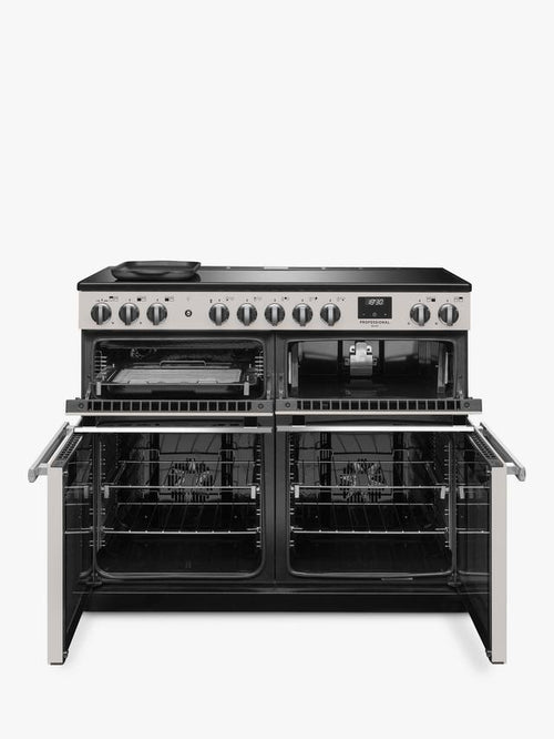 Rangemaster PRDLB110EIPIVY/CM1 - Ivory 110cm Range Cooker - 5 Zones - A Energy