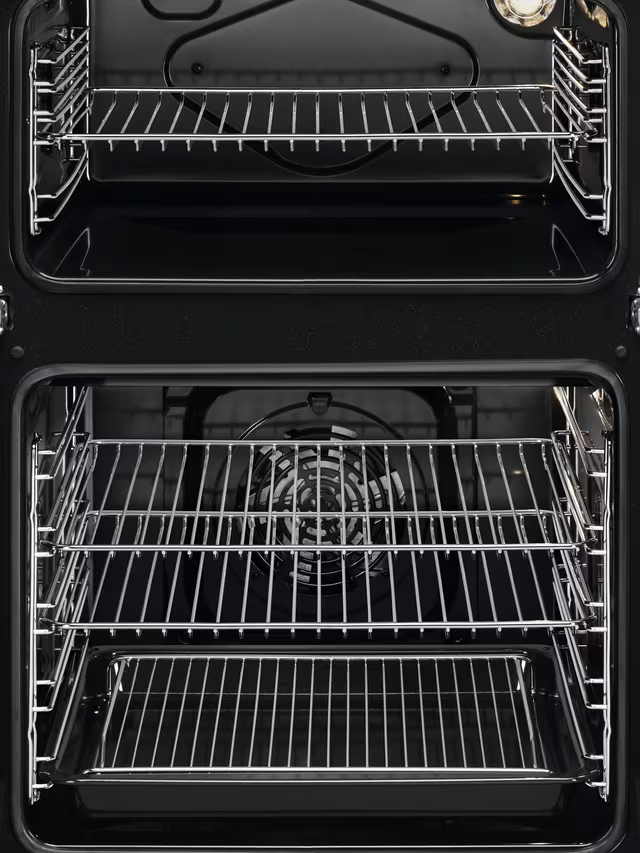AEG OU5NP20B - Black Built-In Electric Double Oven - 66L + 46L - A Energy