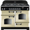 Rangemaster Classic CLA110NGFCR/C - Cream/Chrome Gas Range Cooker - 110cm - A+ Energy