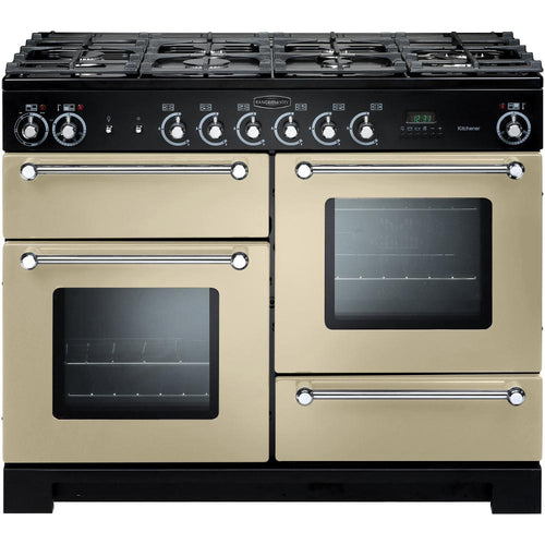 Rangemaster KCH110NGFCR/C - Cream Gas Range Cooker - 86L - A+ Energy