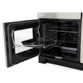 Rangemaster KCH90NGFBL/C - Black/Chrome 90cm Gas Range Cooker - A+ Energy