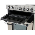 Rangemaster KCH90NGFBL/C - Black/Chrome 90cm Gas Range Cooker - A+ Energy