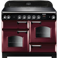 Rangemaster CLA110EICY/C - Cranberry/Chrome 110cm Range Cooker - Induction - A Rated
