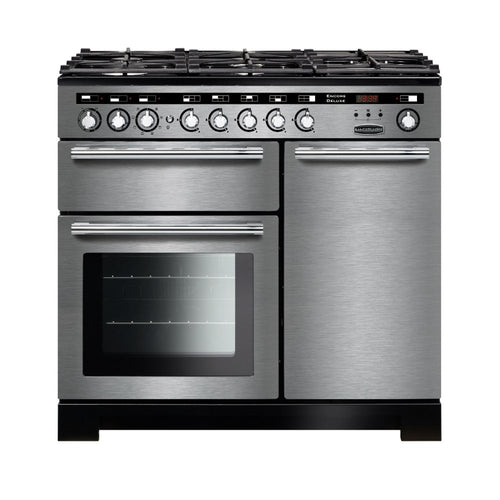 Rangemaster EDL100DFFSS/C - Stainless Steel 100cm Dual Fuel Range Cooker - A Rated