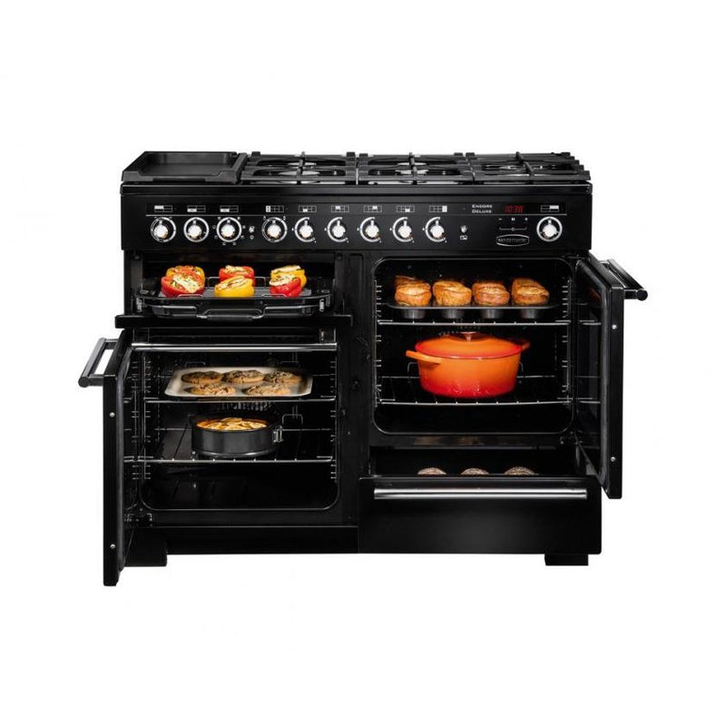 Rangemaster EDL110DFFSL/C - Slate Range Cooker - 79L Dual Fuel - A Energy