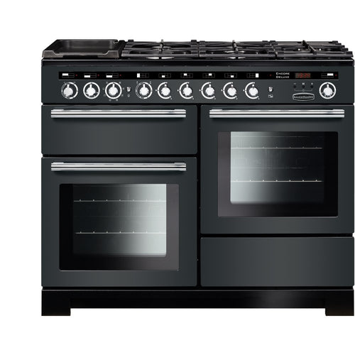 Rangemaster EDL110DFFSL/C - Slate Range Cooker - 79L Dual Fuel - A Energy