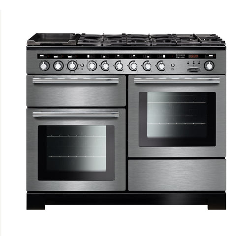Rangemaster EDL110DFFSS/C - Stainless Steel 110cm Range Cooker - Dual Fuel - A Rated