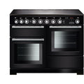 Rangemaster EDL110EIBL/C - Black 110cm Range Cooker - Induction - A Rated