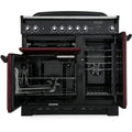 Rangemaster CLA90ECBL/C - Black/Chrome Range Cooker - 79L + 67L Dual Oven - A Rated