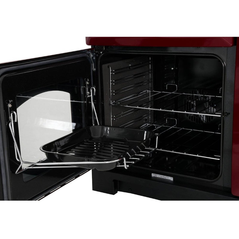 Rangemaster CLA90ECBL/C - Black/Chrome Range Cooker - 79L + 67L Dual Oven - A Rated