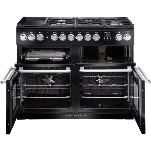Rangemaster Nexus SE NEXSE110DFFBL/C - Black 110cm Range Cooker - Dual Fuel - A Rated