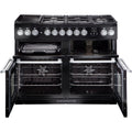 Rangemaster Nexus SE NEXSE110DFFSL/C - Slate/Chrome Black Range Cooker - Dual Fuel - A Rated